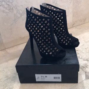 Black ankle boots